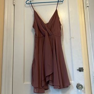 Rose color dress